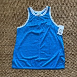 Nine west active perforated racerback tank Med NWT